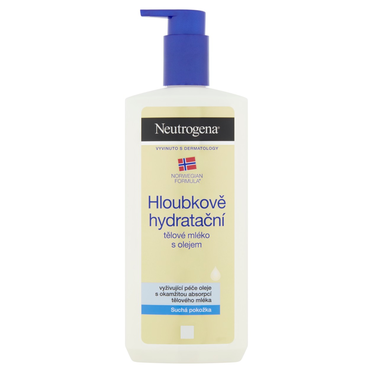 Neutrogena Hloubkově hydratační tělové mléko s mandlovým olejem 400ml