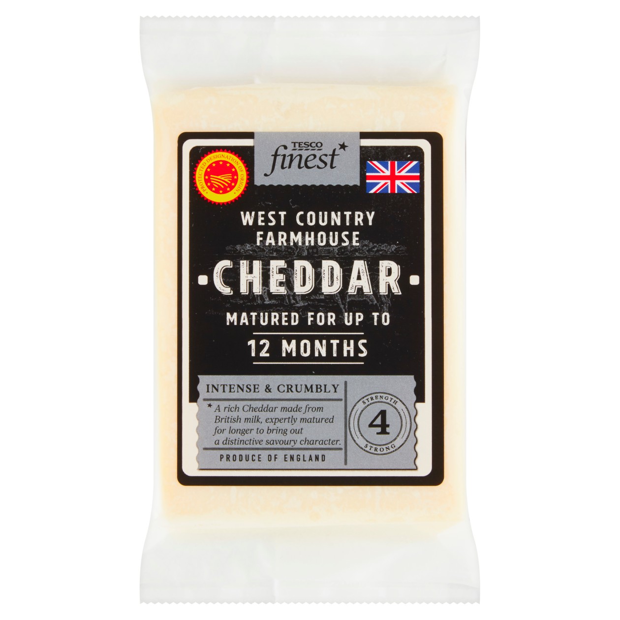Tesco Finest West Country Farmhouse Cheddar 200g