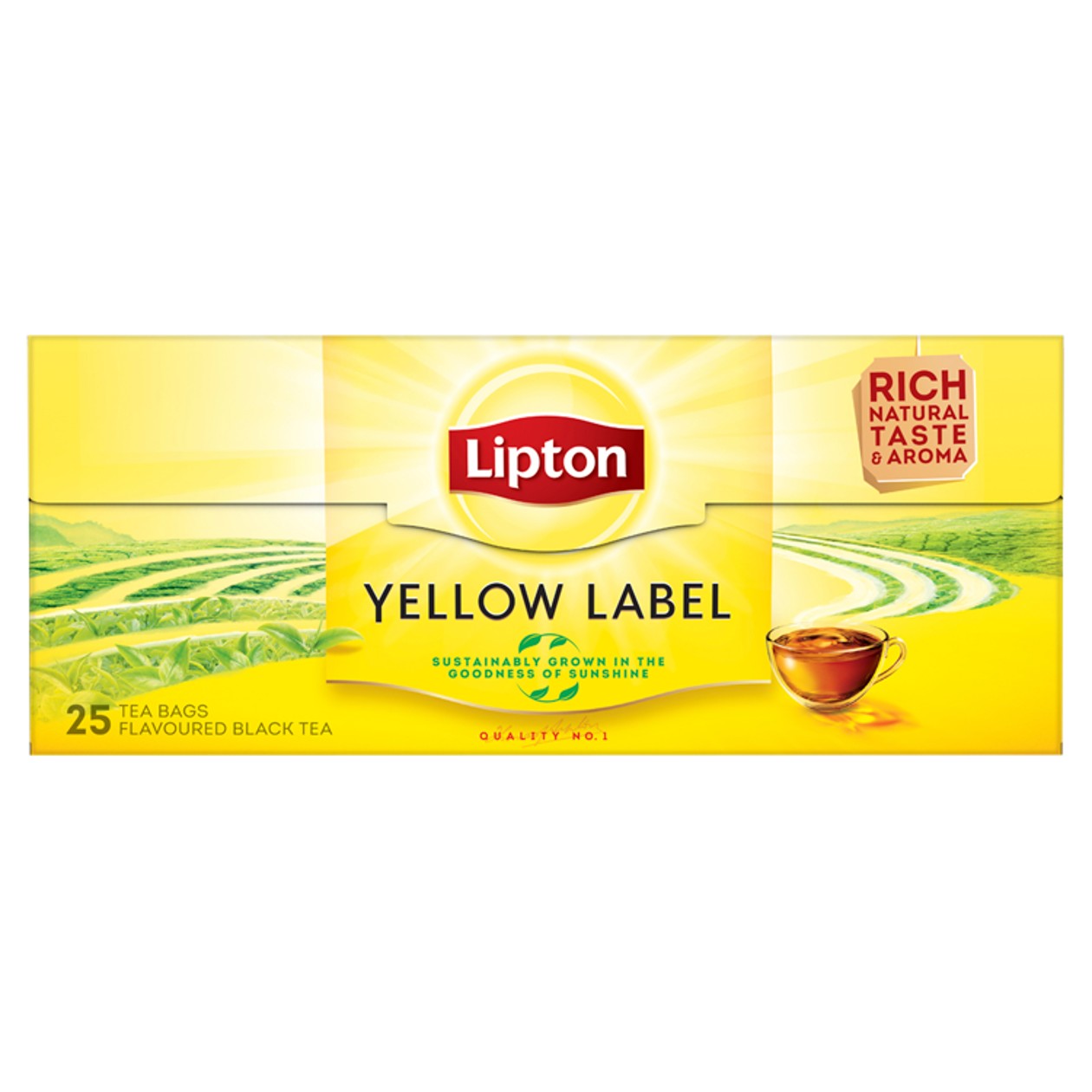 Lipton Yellow Label Flavoured Black Tea 25 Bags 50g