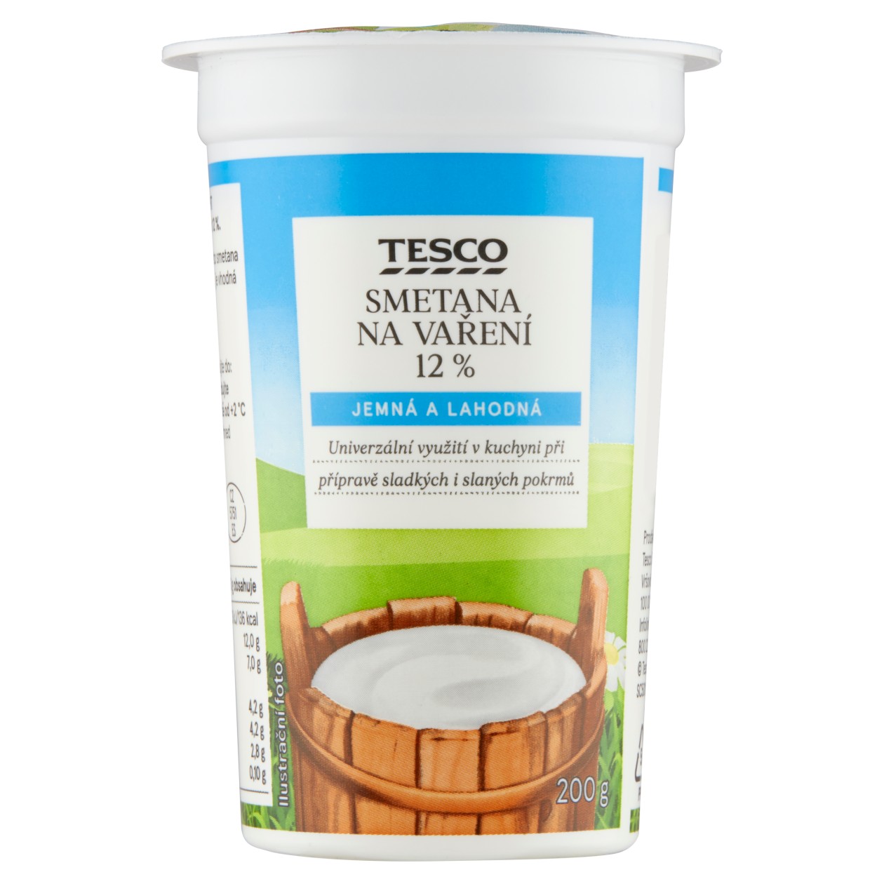 Tesco Smetana Na Vaření 12 % 200g