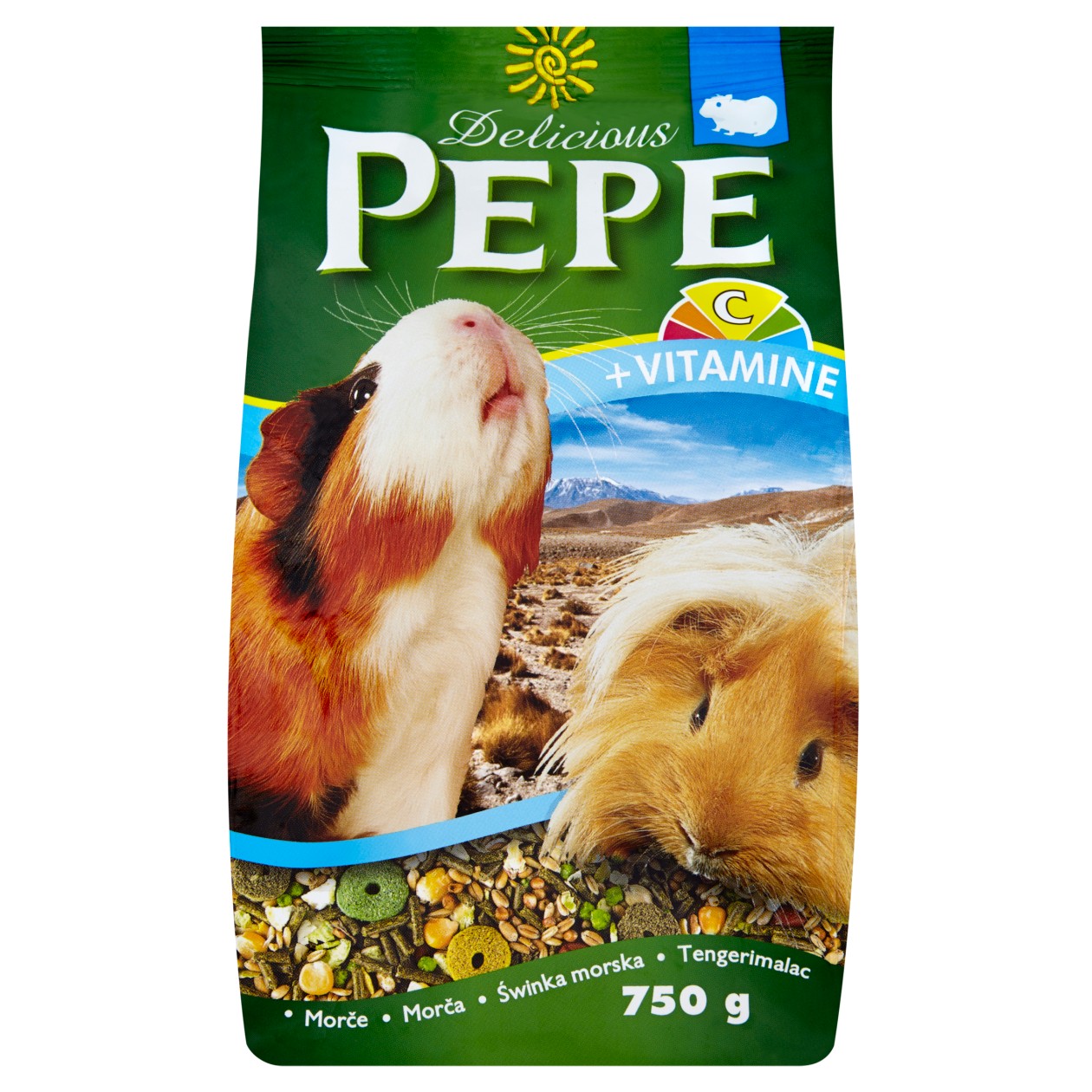 Pepe Delicious Kompletní Krmivo Pro Morčata 750g