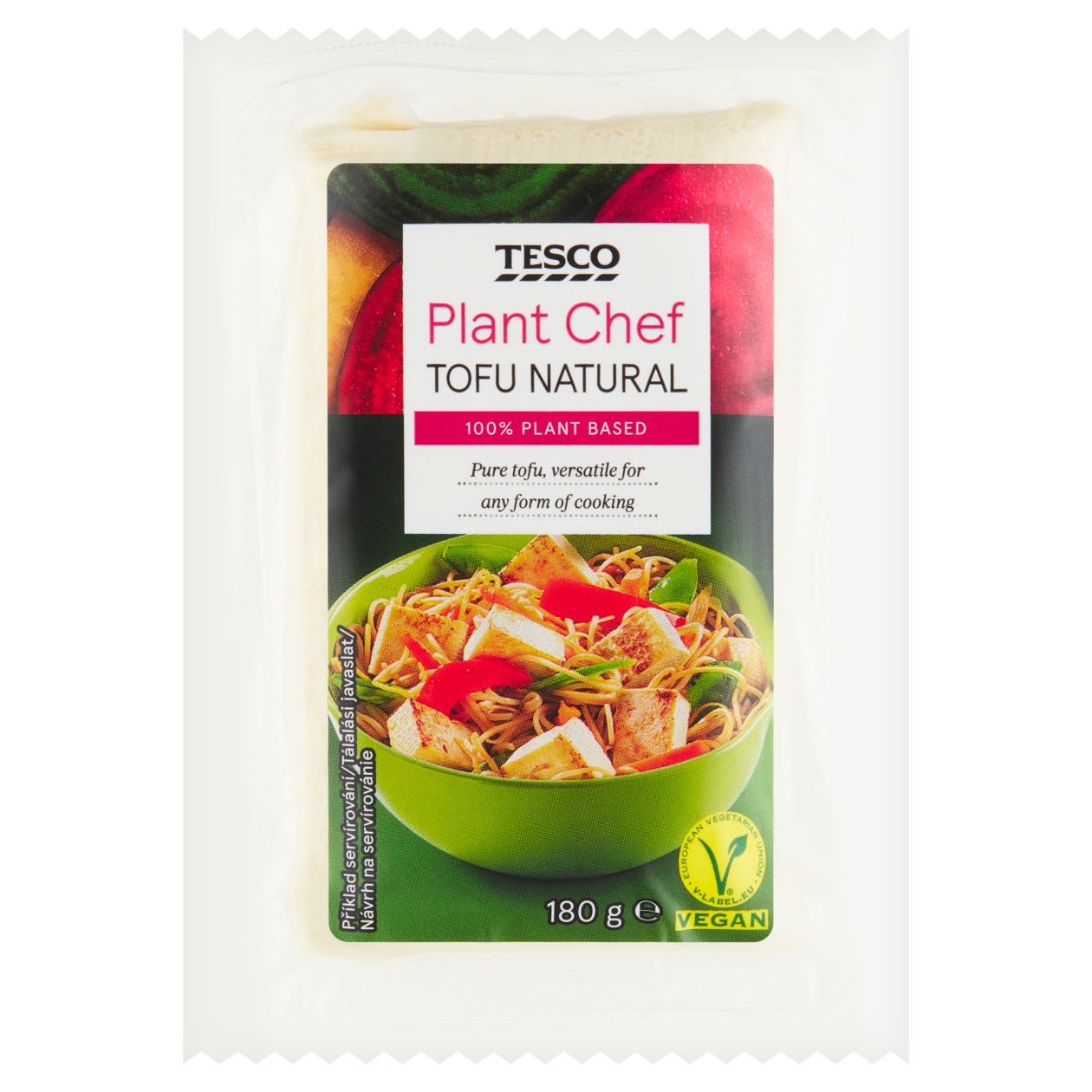 Tesco Plant Chef Tofu Natural 180g