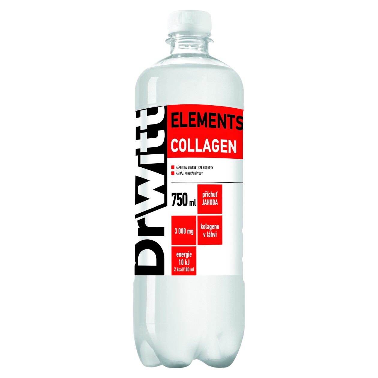 Drwitt Elements Collagen Příchuť Jahoda 750Ml