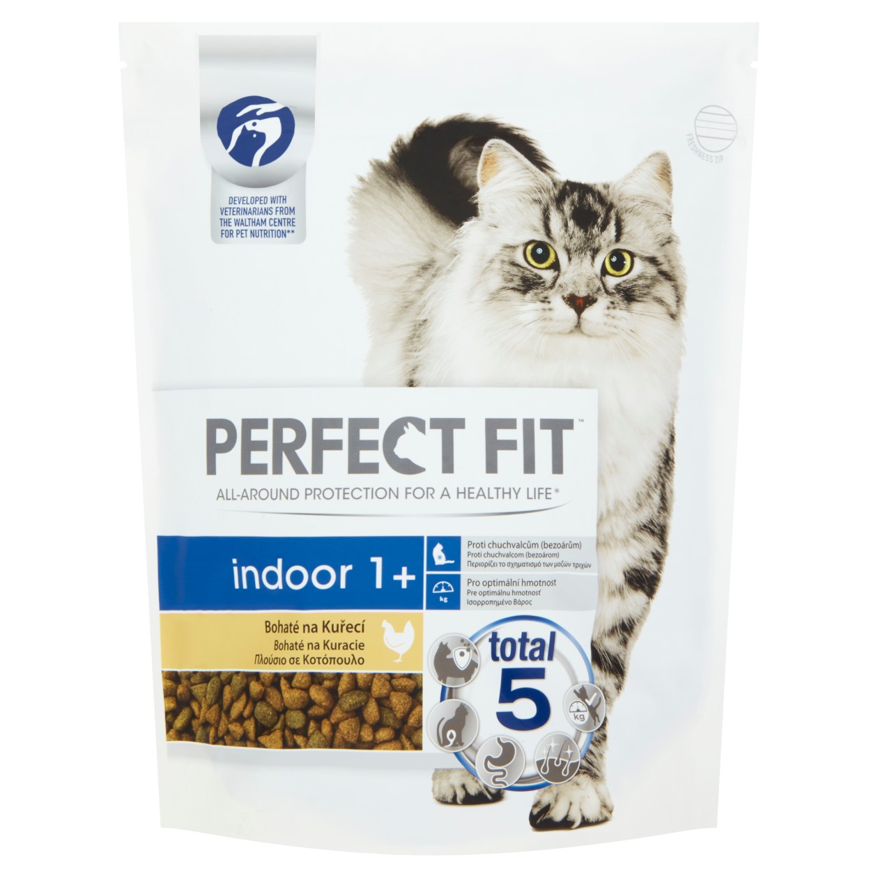 Perfect Fit Indoor Complete Dry Food For Adult Cats Rich In Chicken 750g