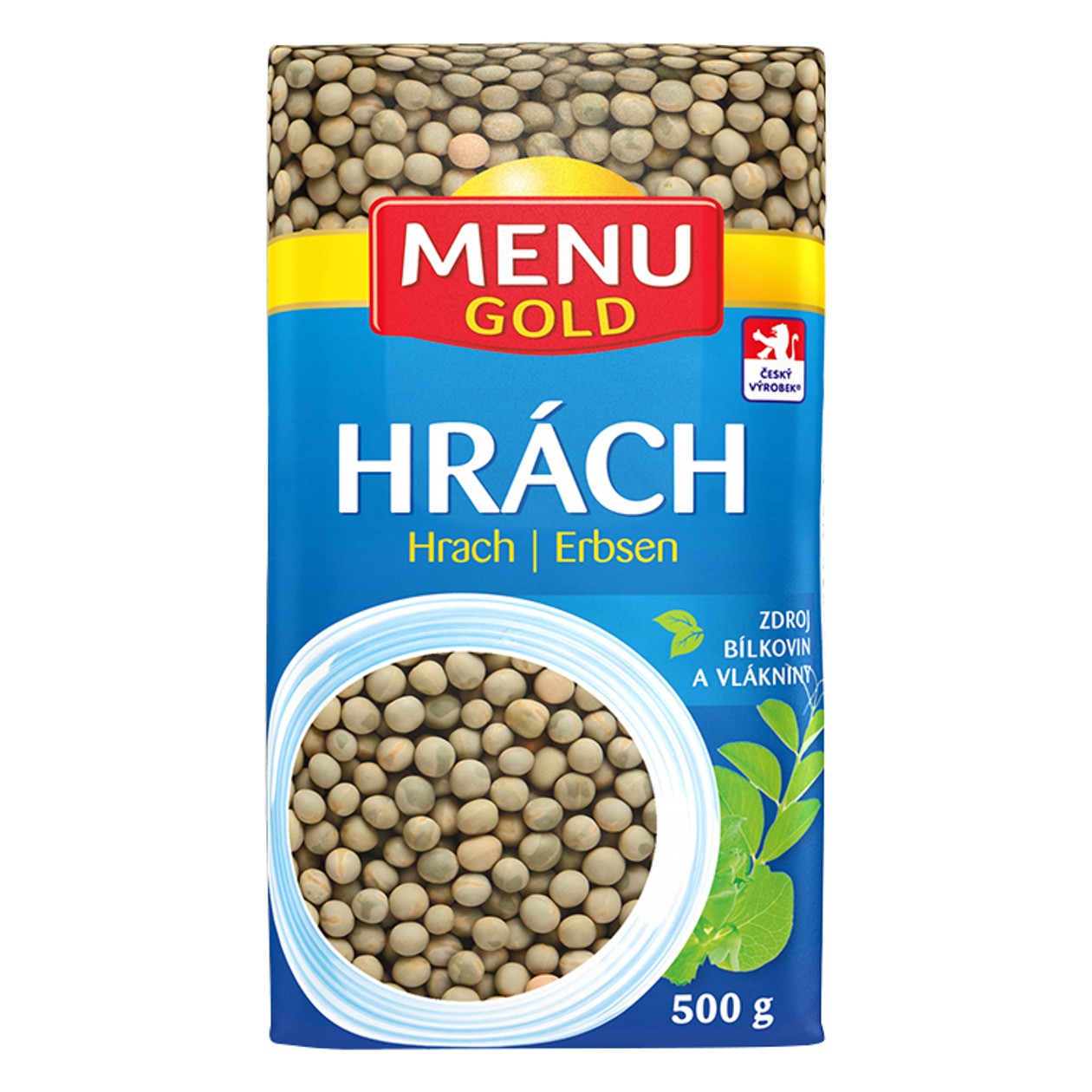 Menu gold Hrách Zelený Celý 500g
