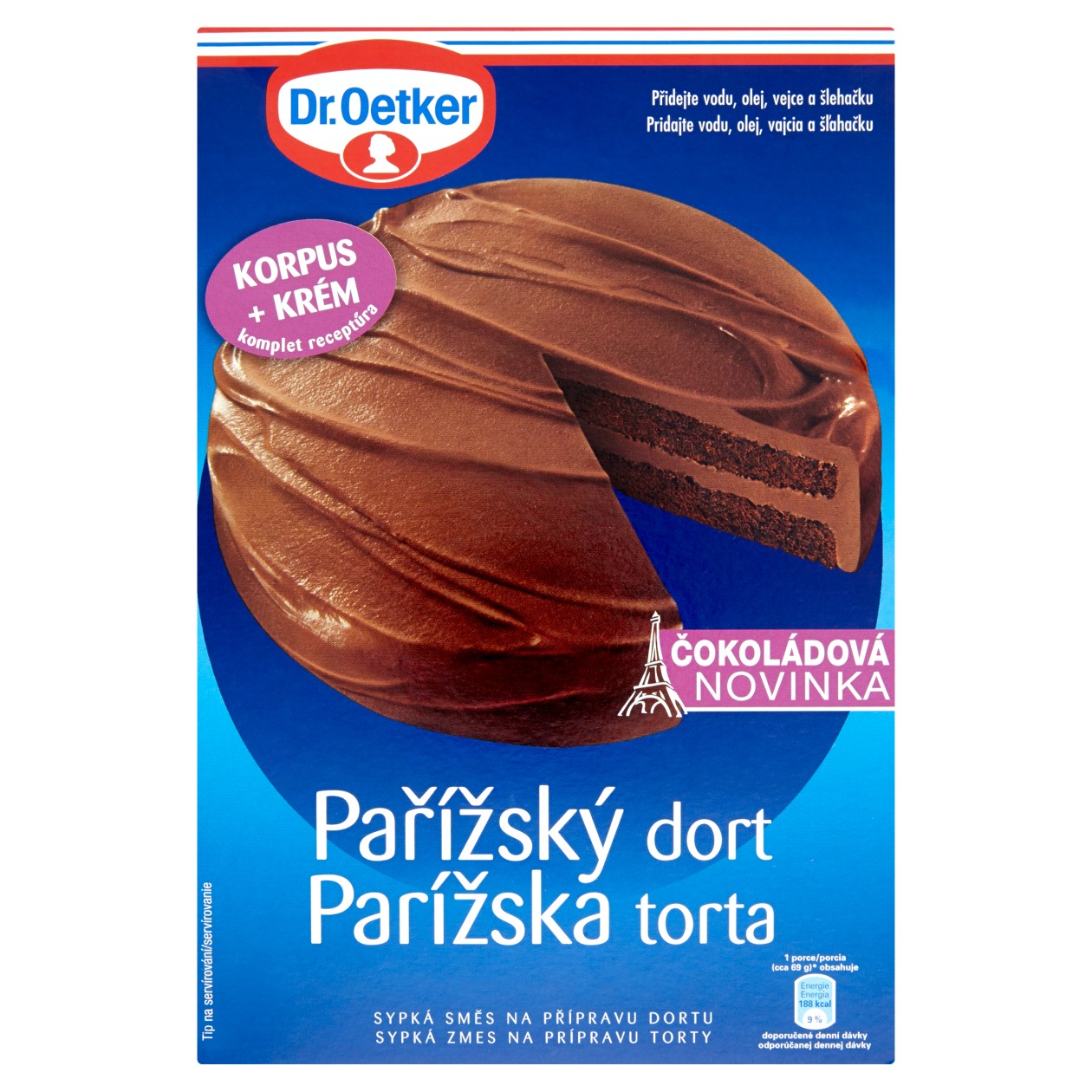 Dr. Oetker Pařížský Dort 550g