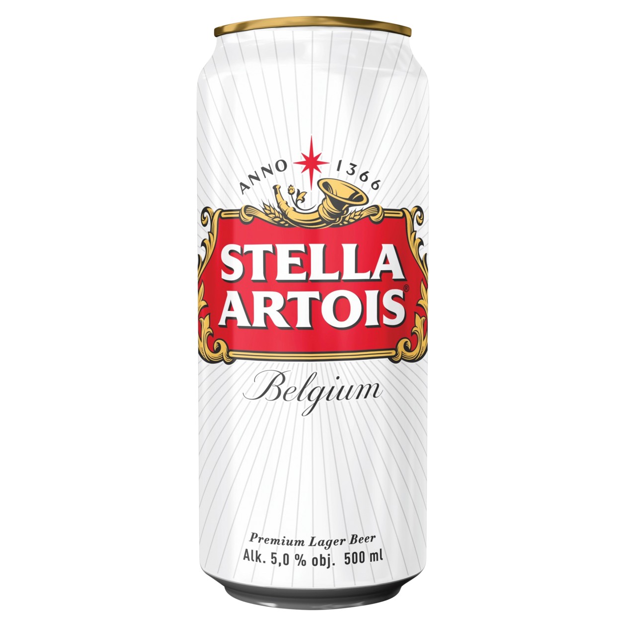 Stella Artois Pivo Ležák Světlý 0,5L