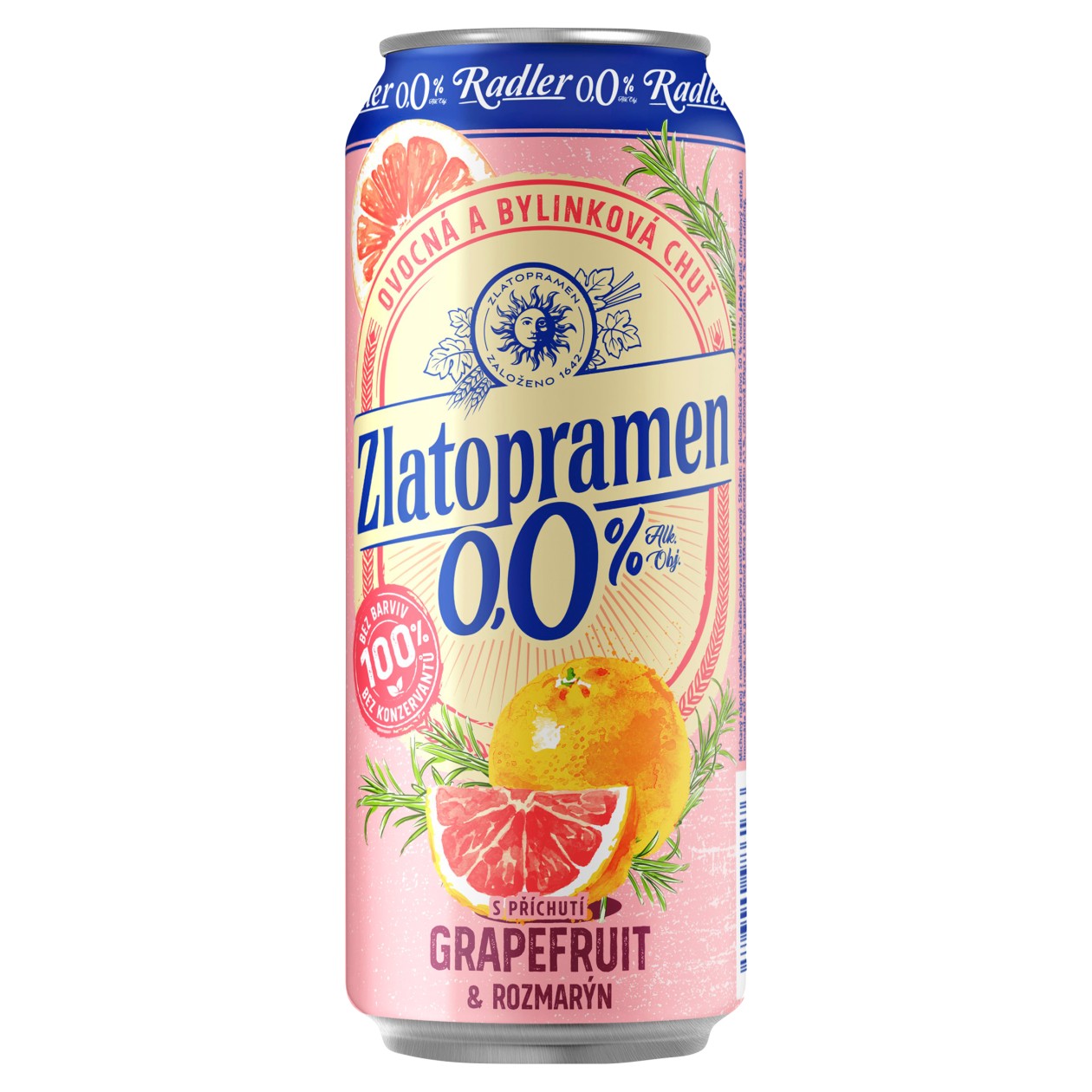 Zlatopramen Radler grapefruit & Rozmarýn 0,5L