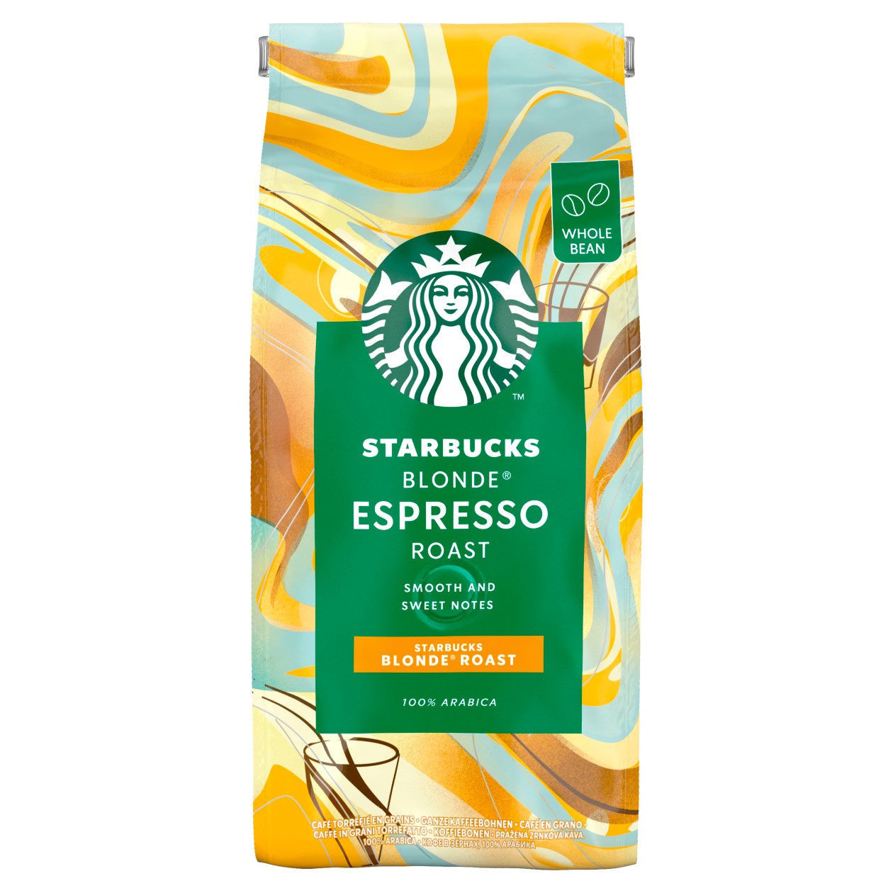 Starbucks® Blonde Espresso Roast, Zrnková Káva, 450g
