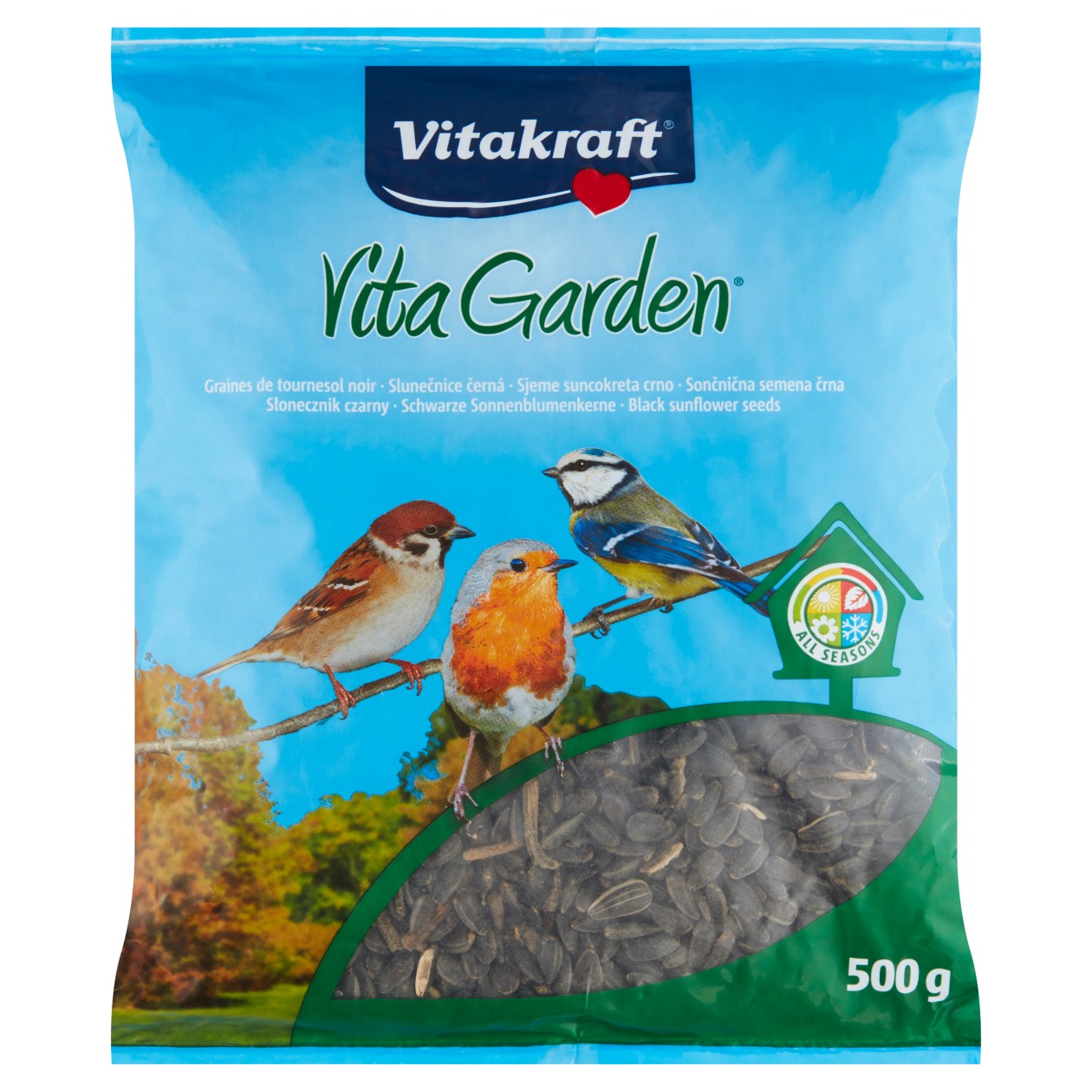 Vitakraft Vita garden Slunečnice Černá 500g