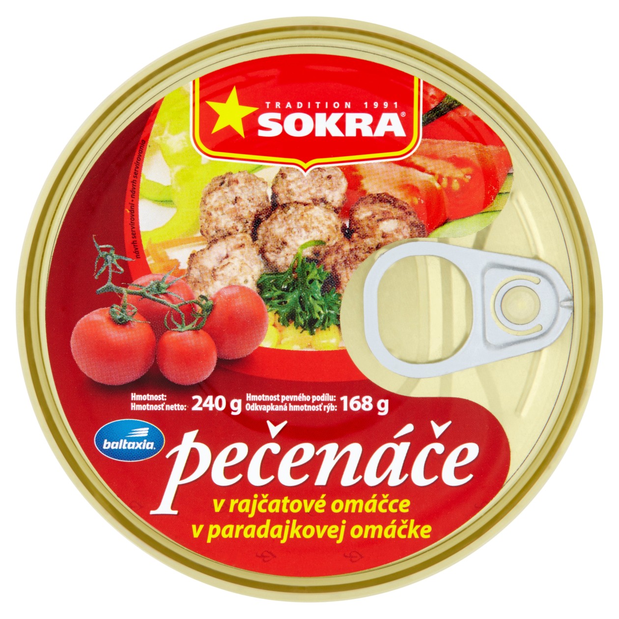 Sokra Roasted Sprats In Tomato Sauce 240g