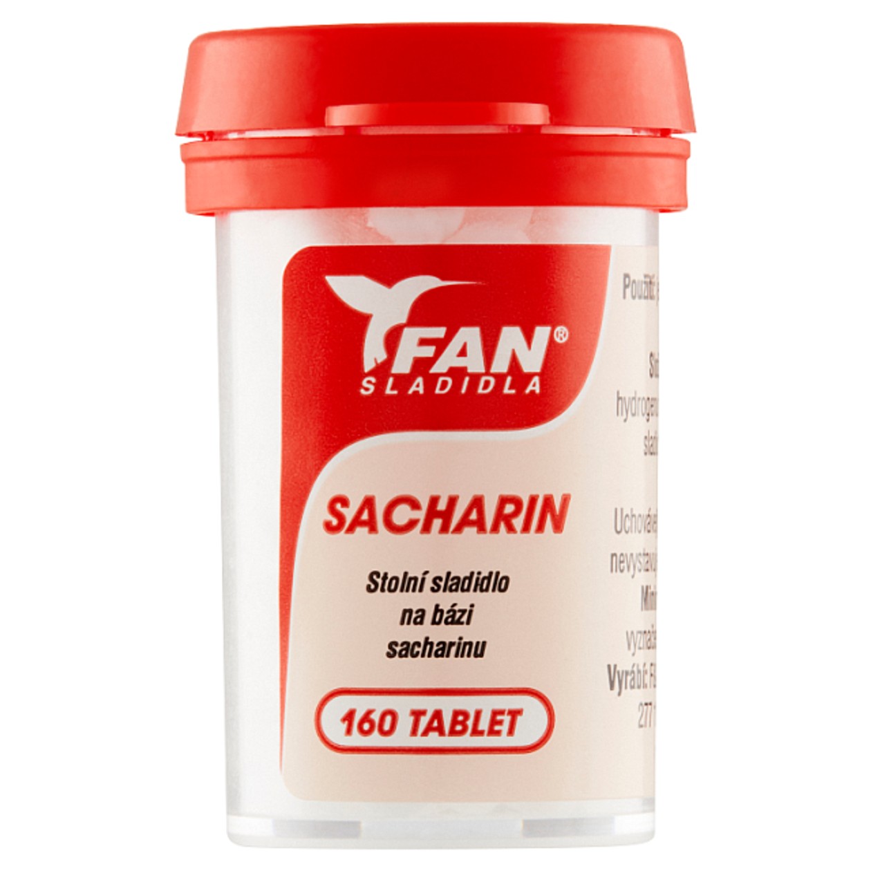 Fan Sladidla Tabletop Sweetener Saccharin 160 Tablets 10g