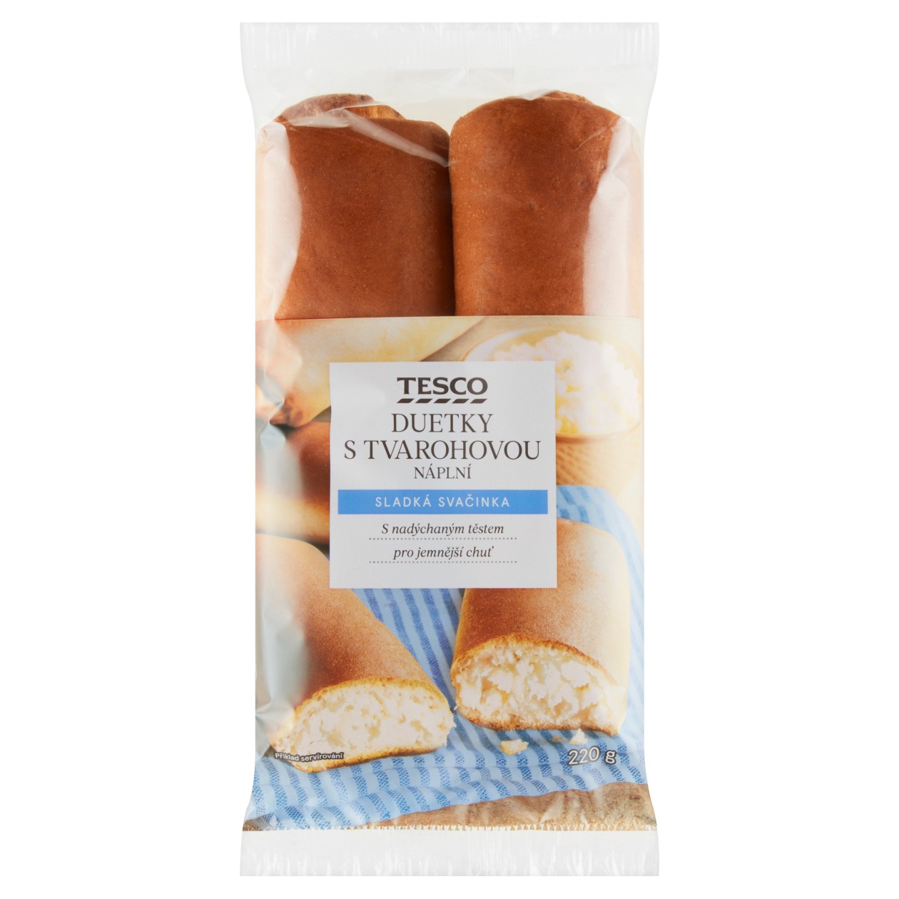 Tesco Duetky S Tvarohovou Náplní 220g