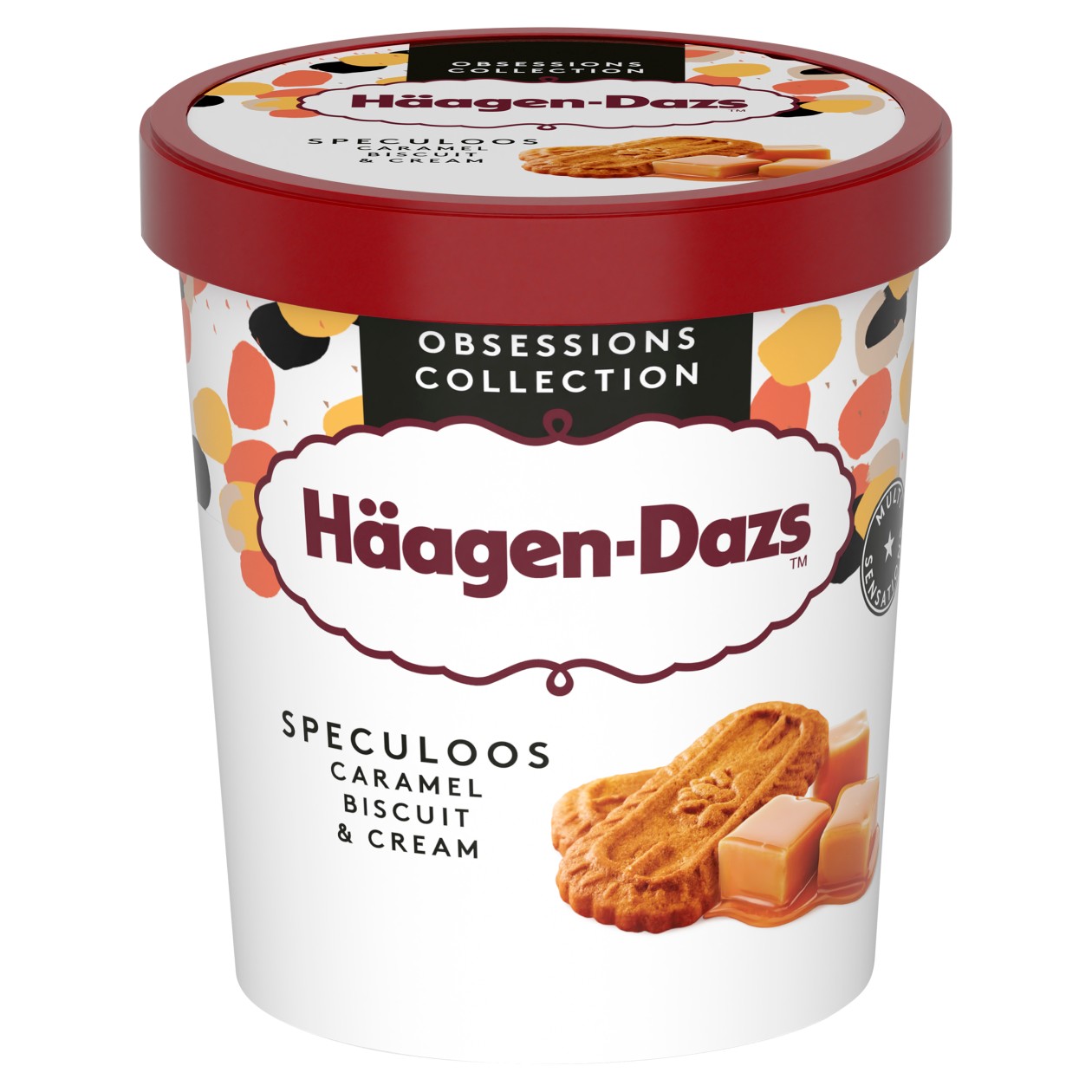 Häagen-Dazs Smetanová Zmrzlina S Kousky Sušenek A mléčným Karamelem 460Ml
