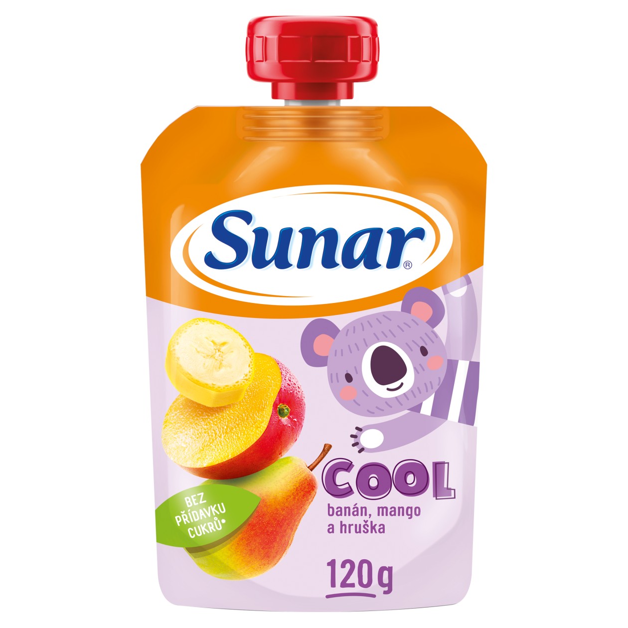 Sunar Kapsička Cool Ovoce Hruška, Mango, Banán 120g