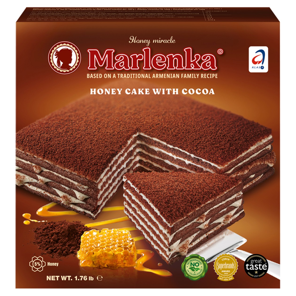Marlenka Medový Dort S Kakaem 800g