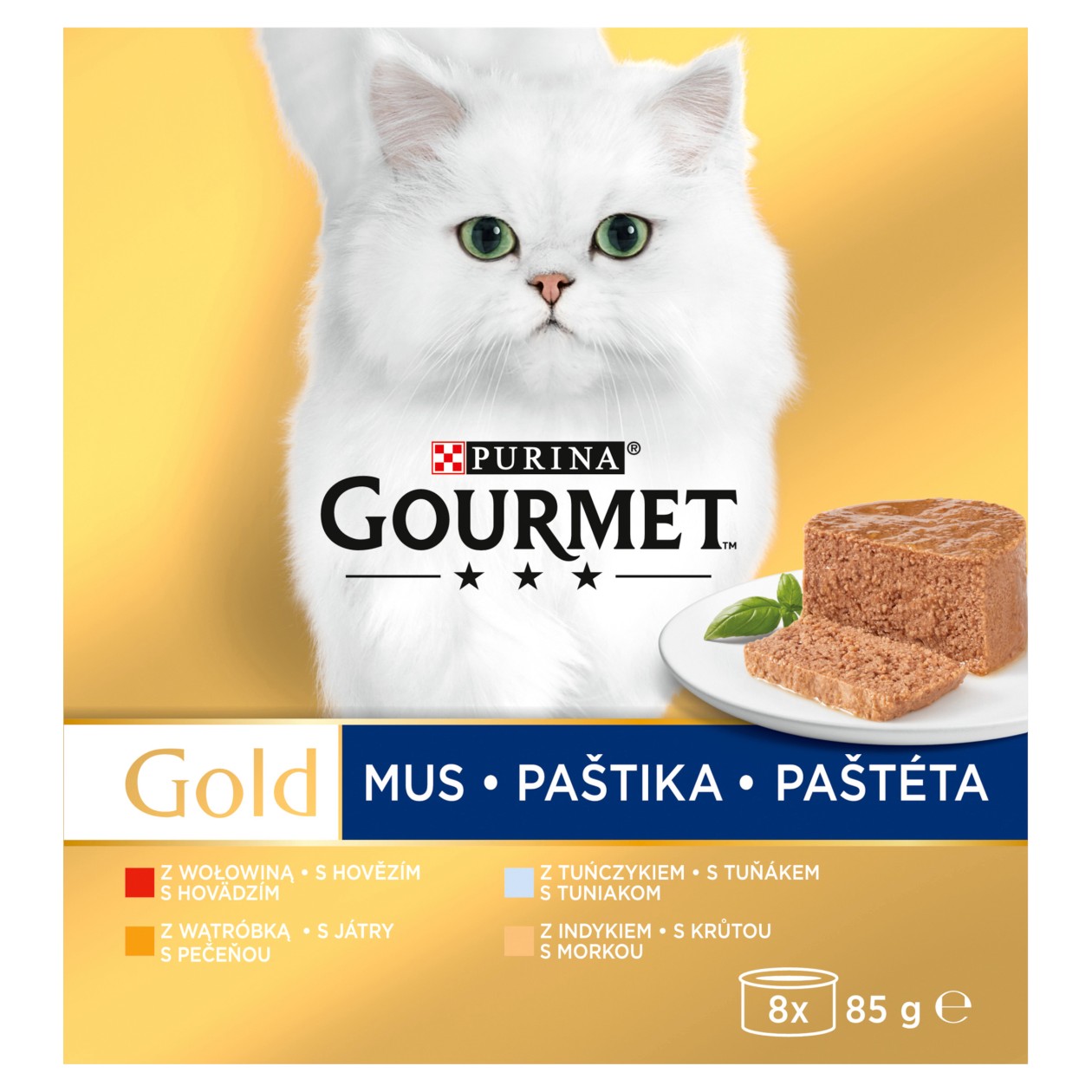 Gourmet gold Multipack Paštik 8 X 85g