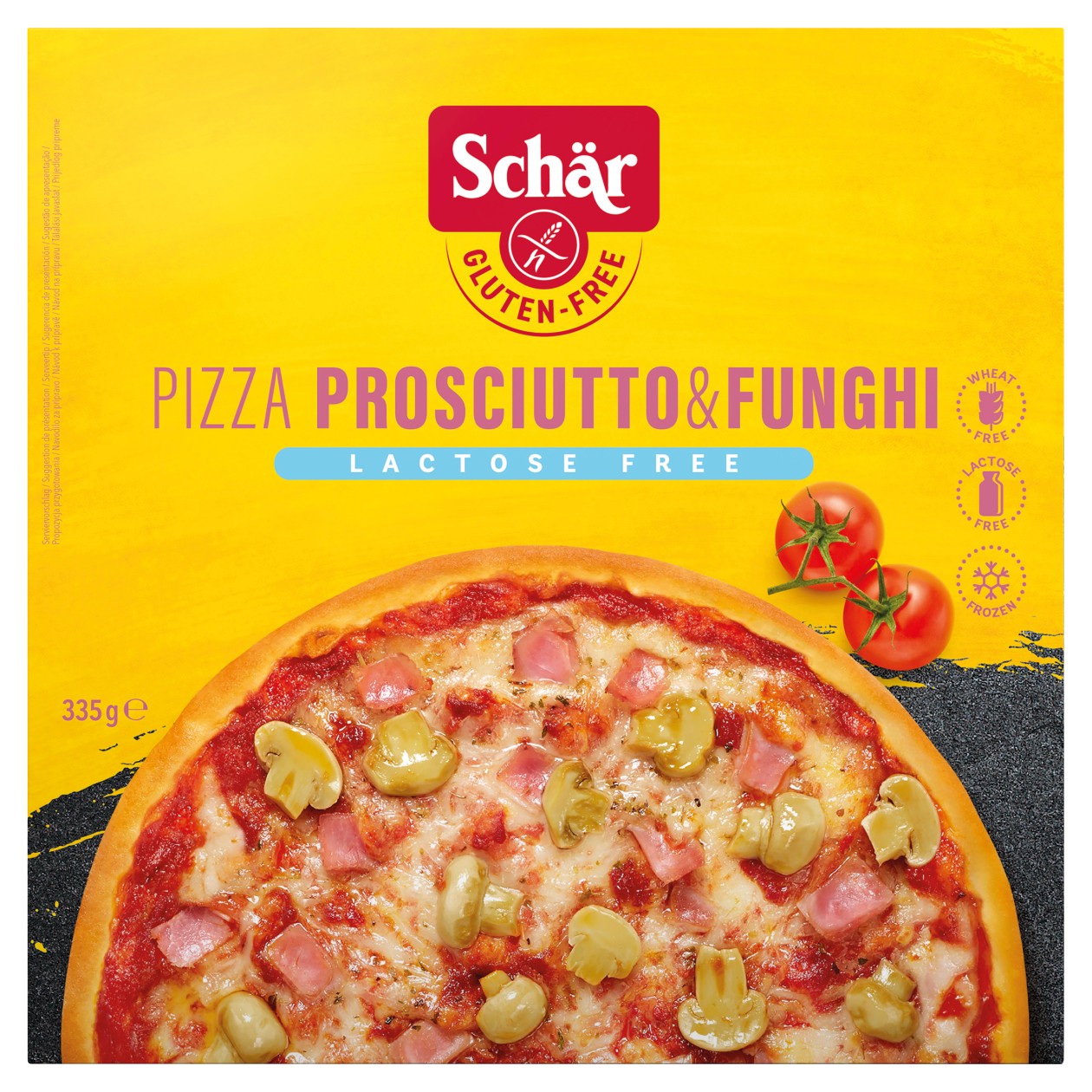 Schär Pizza Prosciutto & Funghi 335g