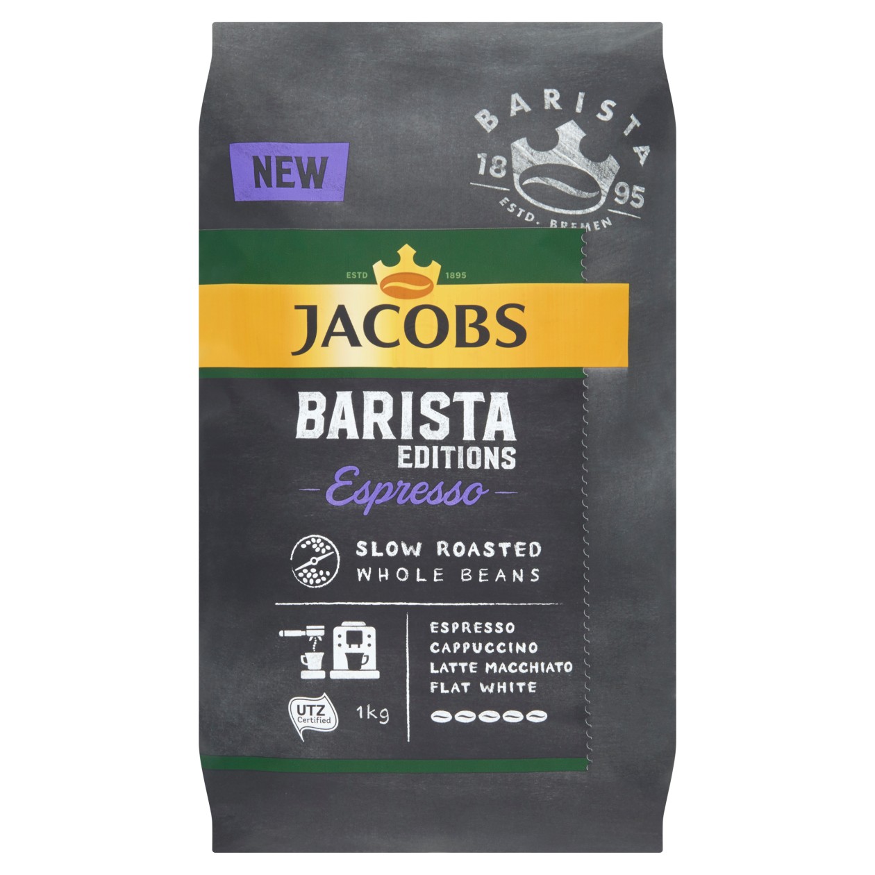 Jacobs Barista Espresso Zrnková Káva 1000g