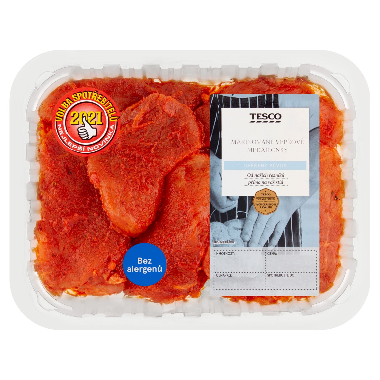 Tesco Marinované Vepřové Medailonky 0,400Kg
