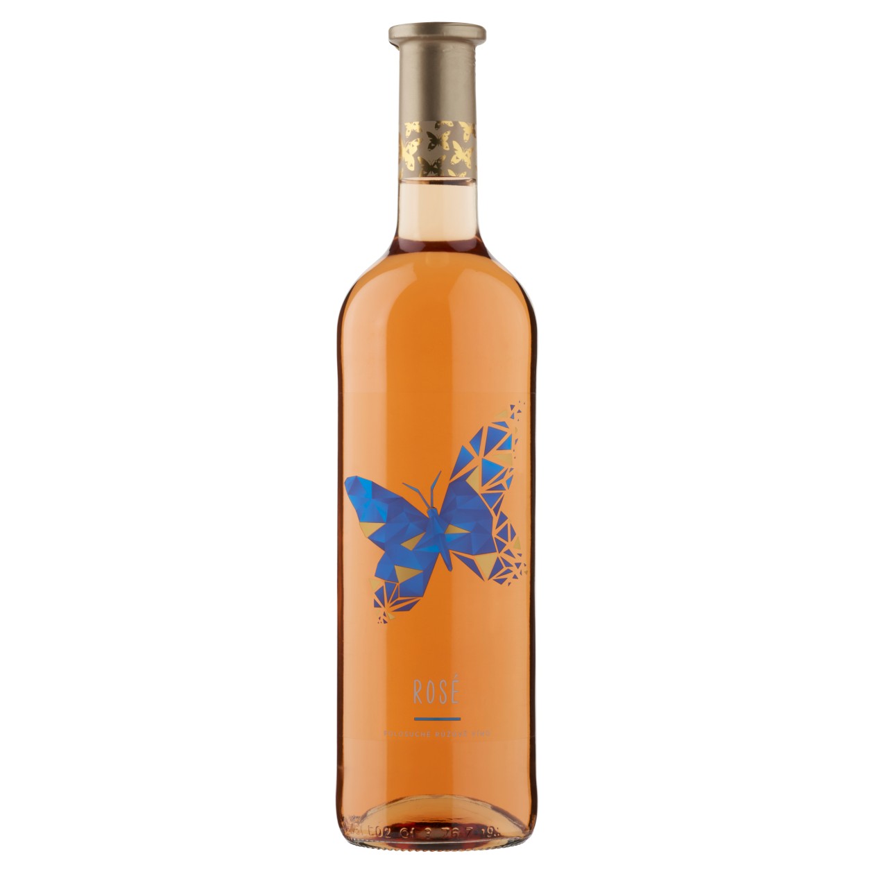 Motýl Rosé Polosuché Růžové Víno 0,75L
