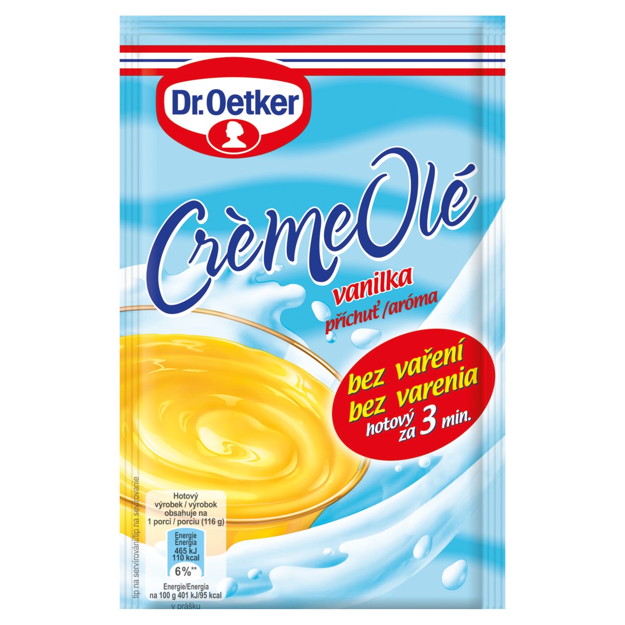 Dr. Oetker Crème Olé Vanilka Příchuť 50g