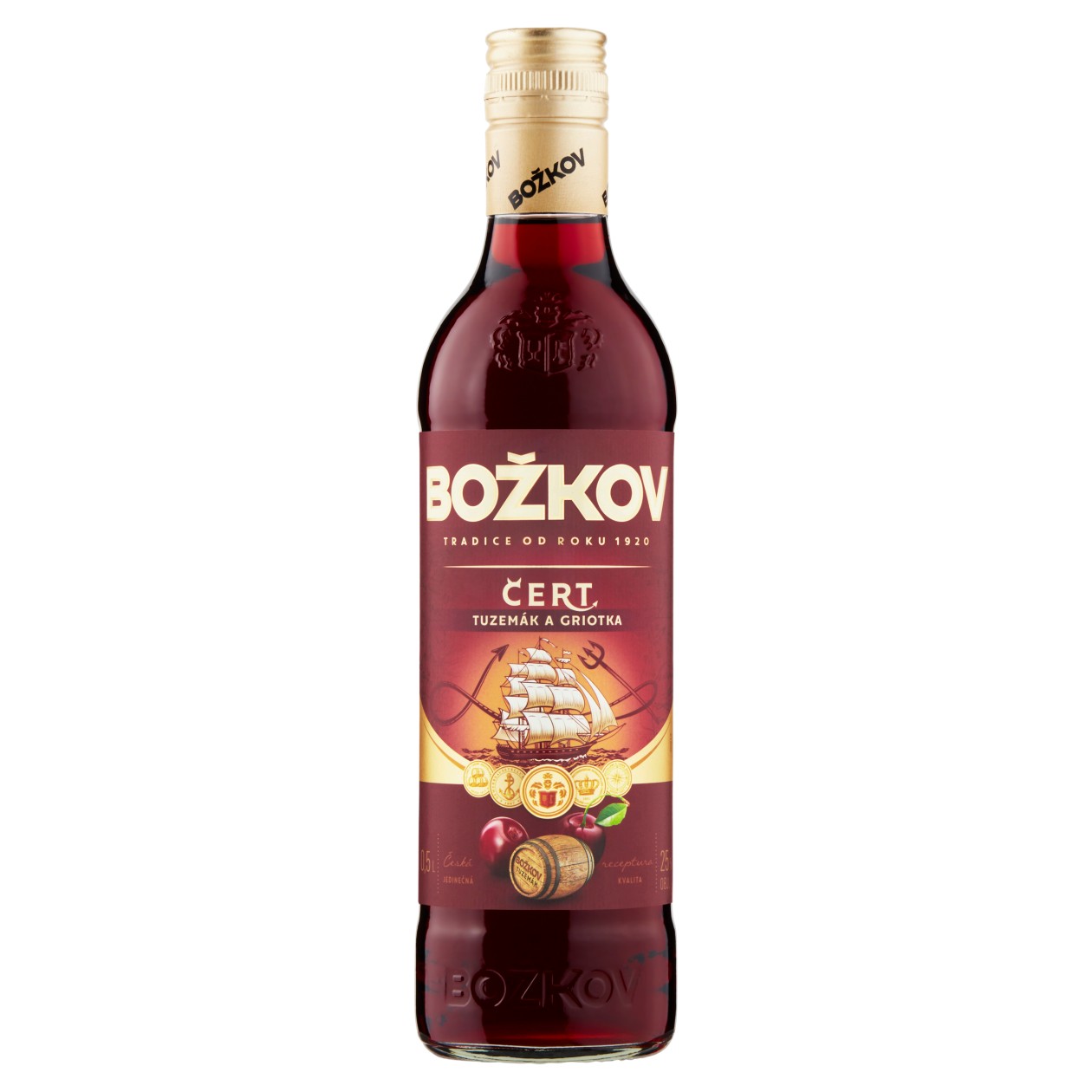 Božkov Devil Domestic And griotte Liqueur 0.5L