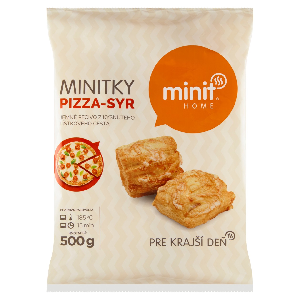 Minit Home Minitky Pizza-Sýr 500g