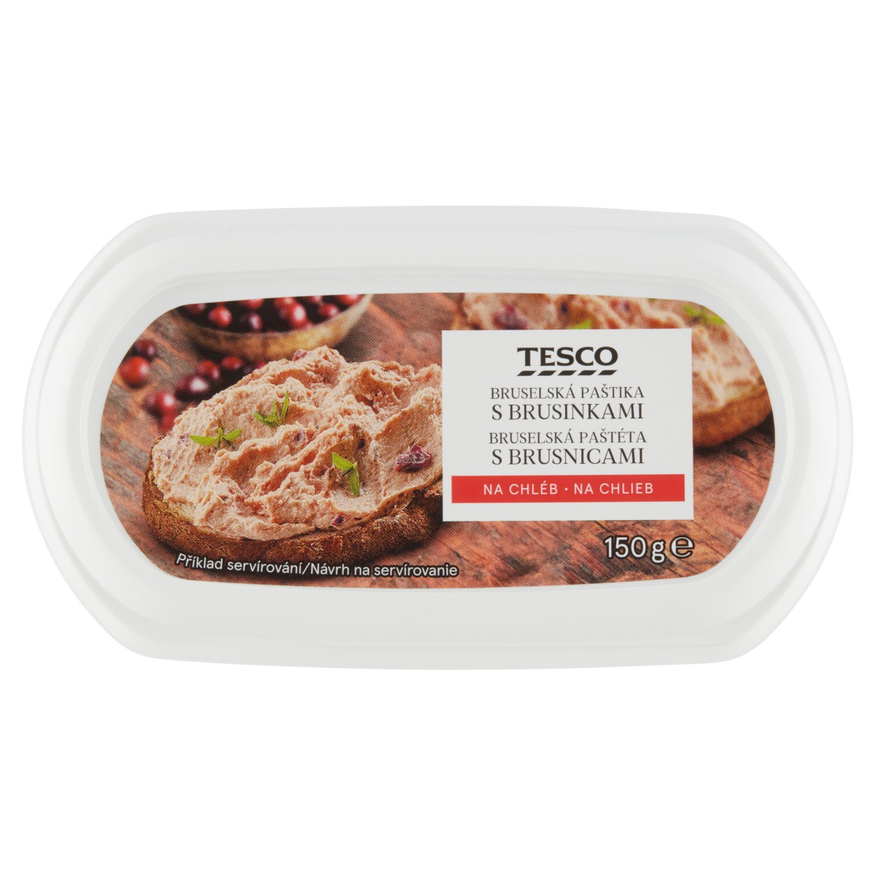 Tesco Bruselská Paštika S Brusinkami 150g