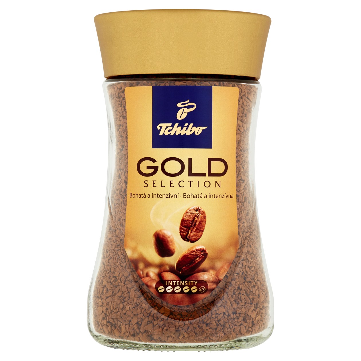 Tchibo Gold Selection Rich & Intense instantní káva 200g