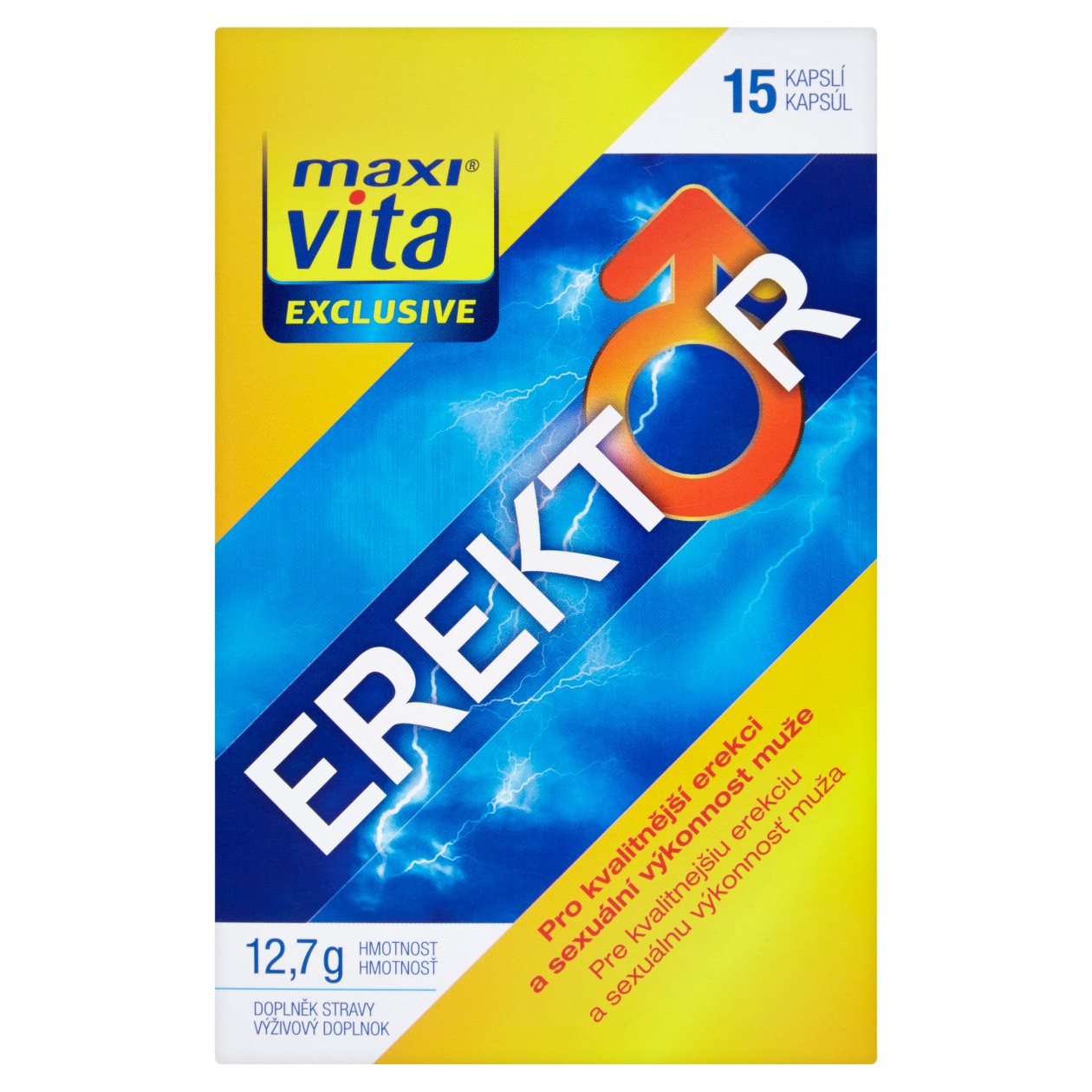 Maxi Vita Exclusive Erektor 15 Kapslí 12,7g