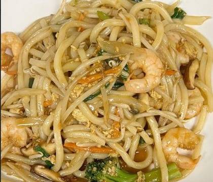Udon with Shrimps