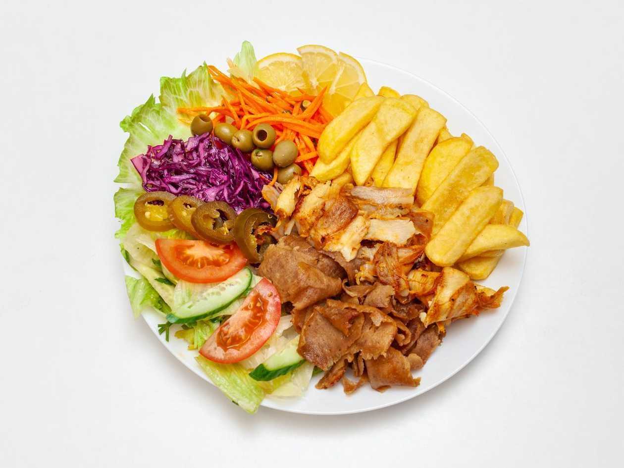 Kebab z Frytkami Belgijskimi Zestaw