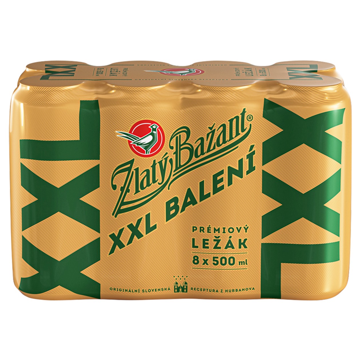Zlatý Bažant Pivo Ležák Světlý 8 X 0,5L