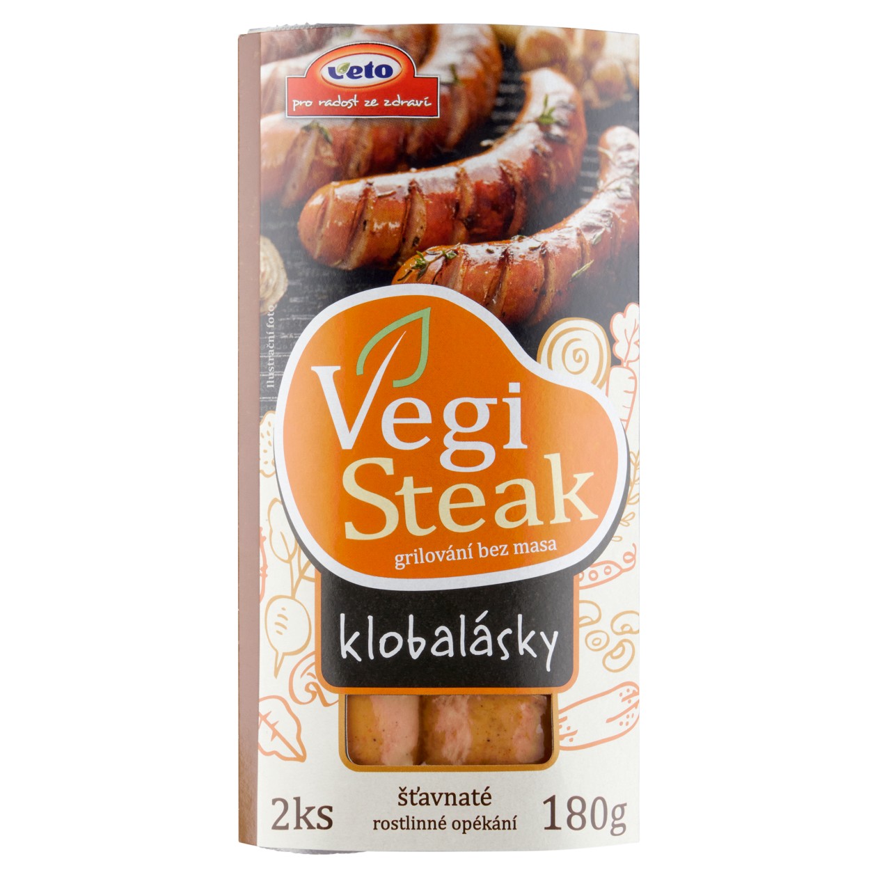 Veto Vegi Steak Klobalásky 2 Ks 180g