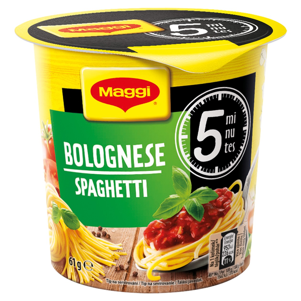 Maggi 5 Minutes Boloňské Špagety Kelímek 61g