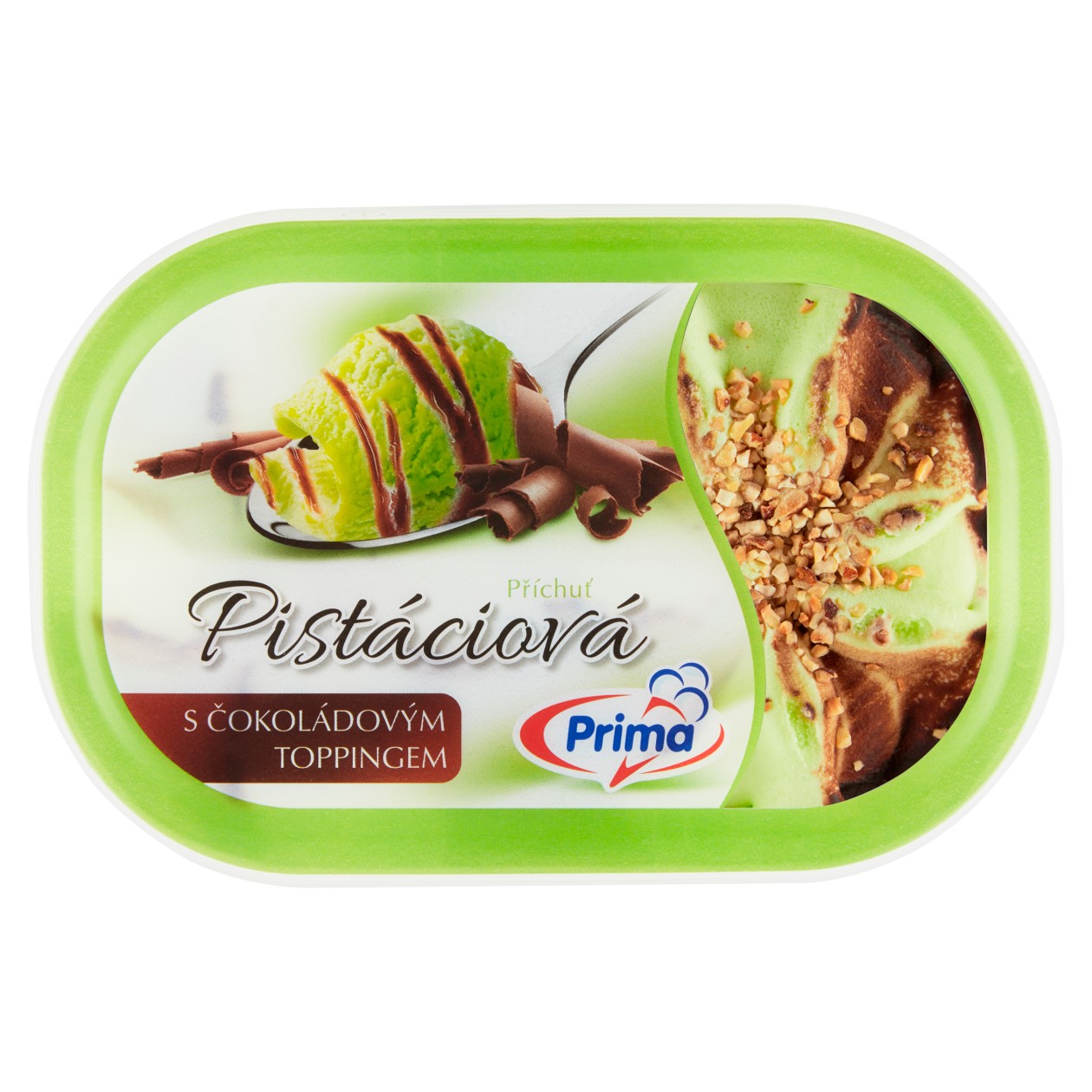 Prima Pistáciová Příchuť S Čokoládovým Toppingem 900Ml