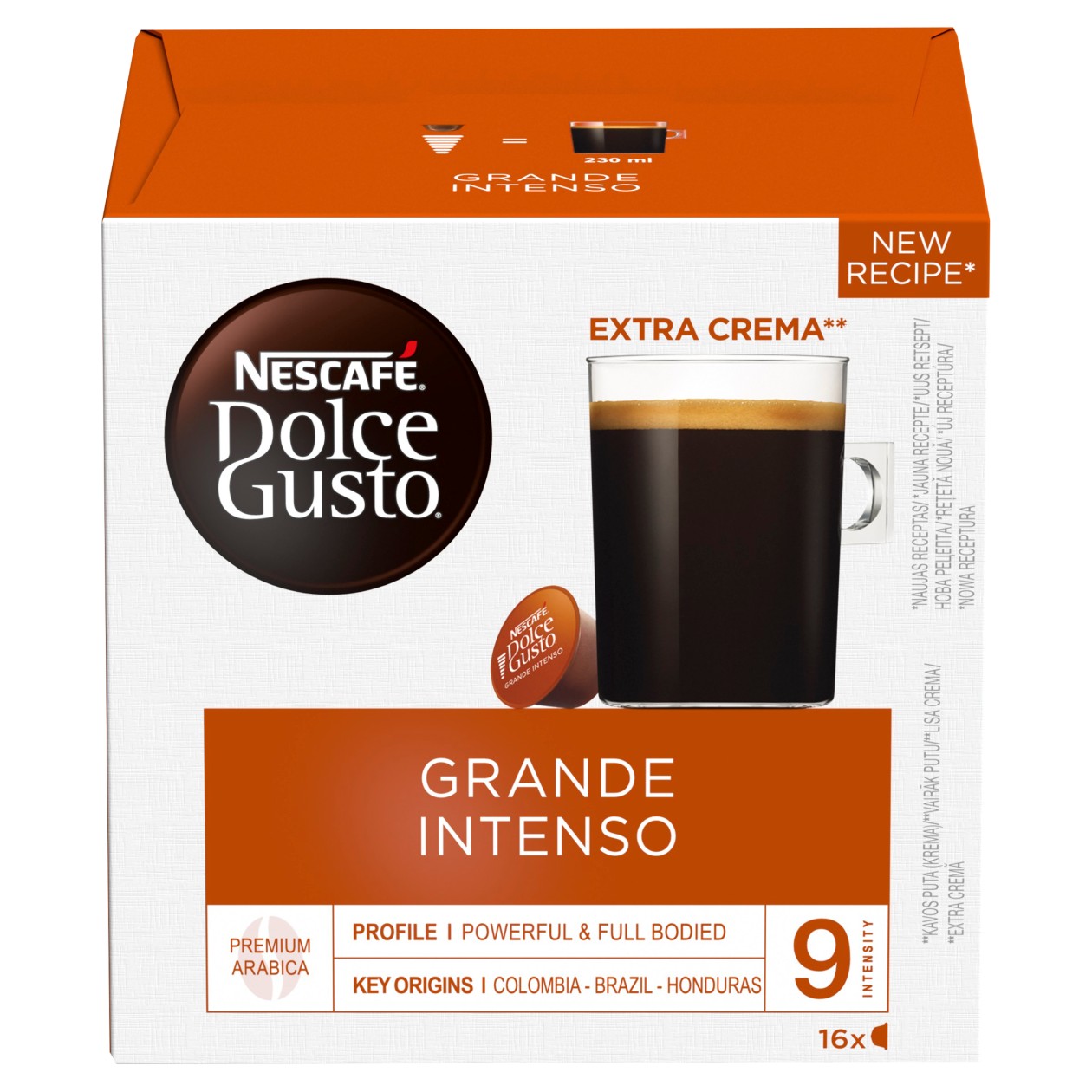 Nescafé® Dolce gusto® grande Intenso - Kávové Kapsle - 16 Ks