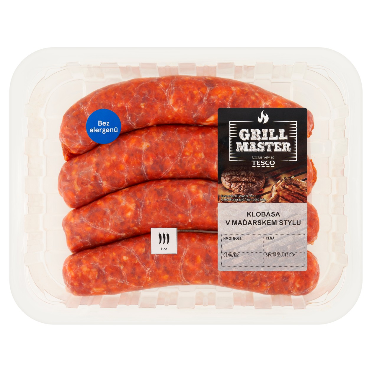 Tesco grill Master Sausage In Hungarian Style 0.400Kg
