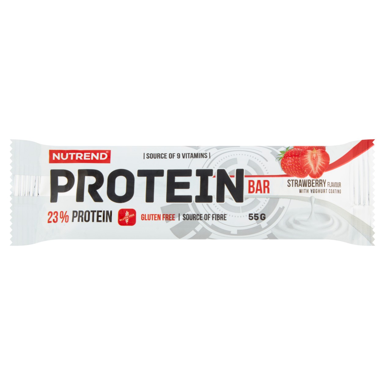 Nutrend Protein Bar Příchuť Jahoda 55g