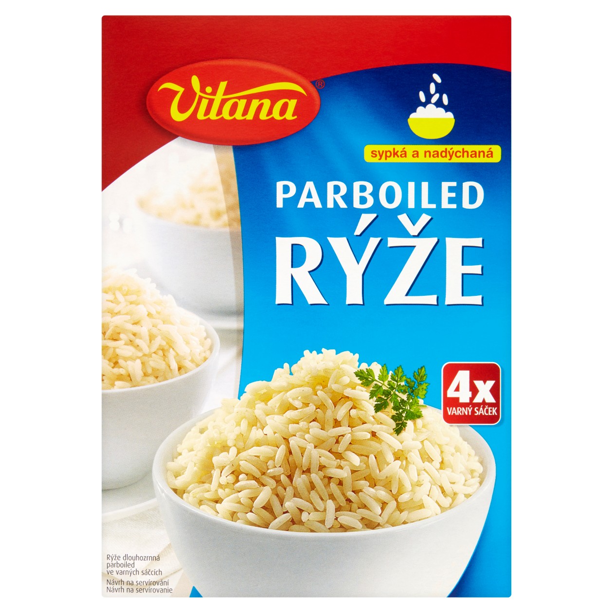 Vitana Parboiled Rice 4 X 100g