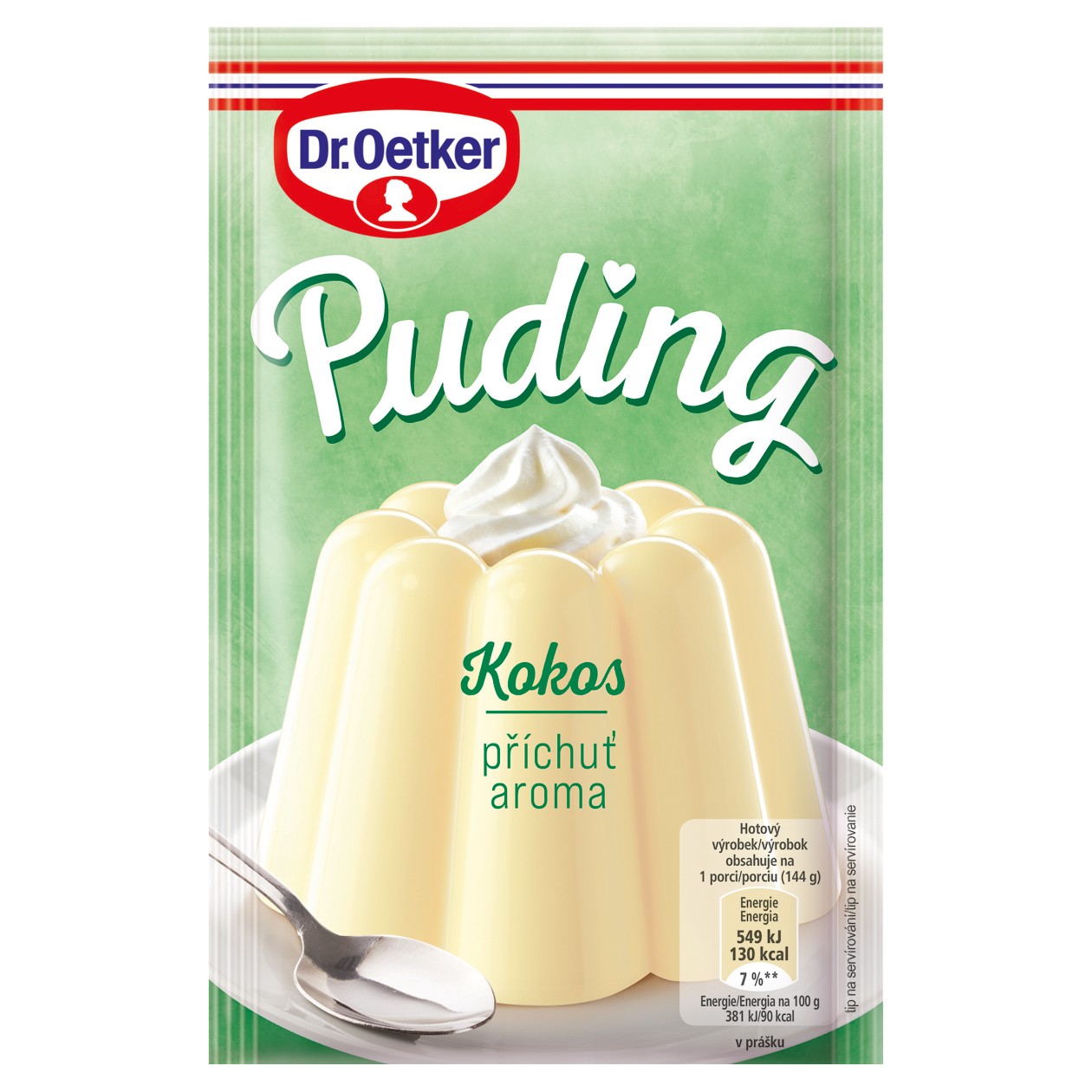 Dr. Oetker Puding Příchuť Kokos 38g