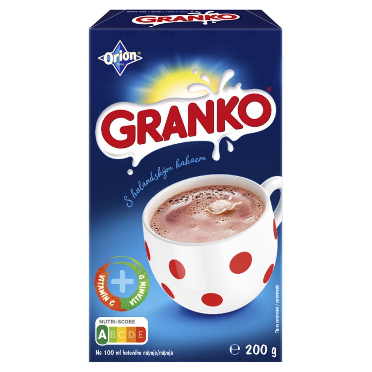 Orion granko S Holandským Kakaem Instantní Kakaový Nápoj S Vitamíny C A D 200g