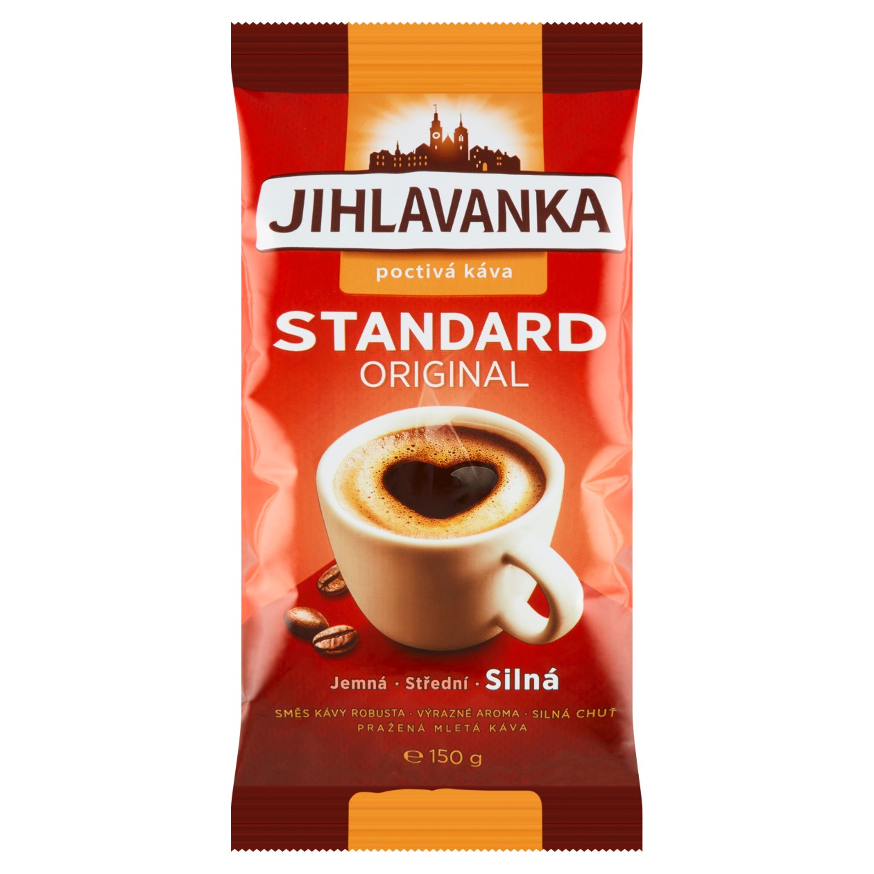 Jihlavanka Standard Original Pražená mletá Káva 150g