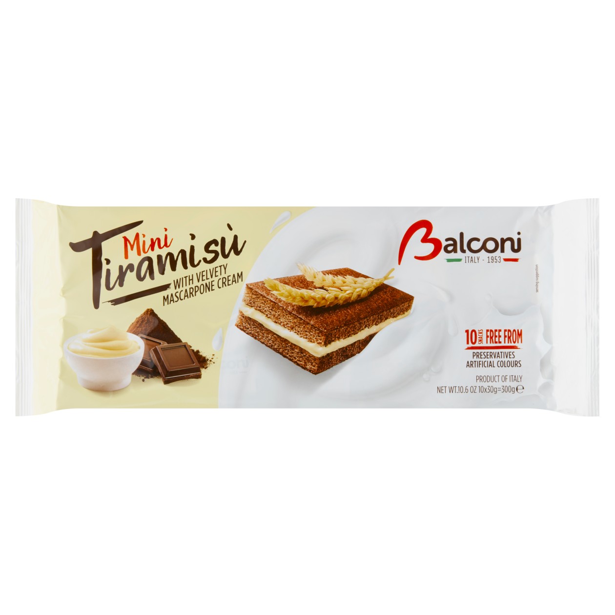 Balconi Mini Tiramisu 10 X 30g