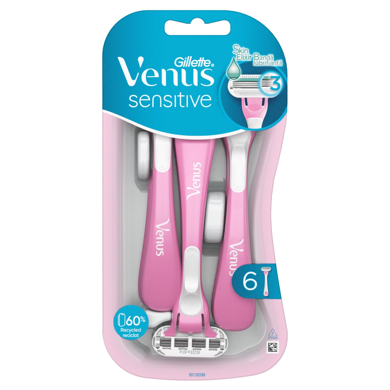 Gillette Venus Sensitive Pohotová Holítka, Balení 6