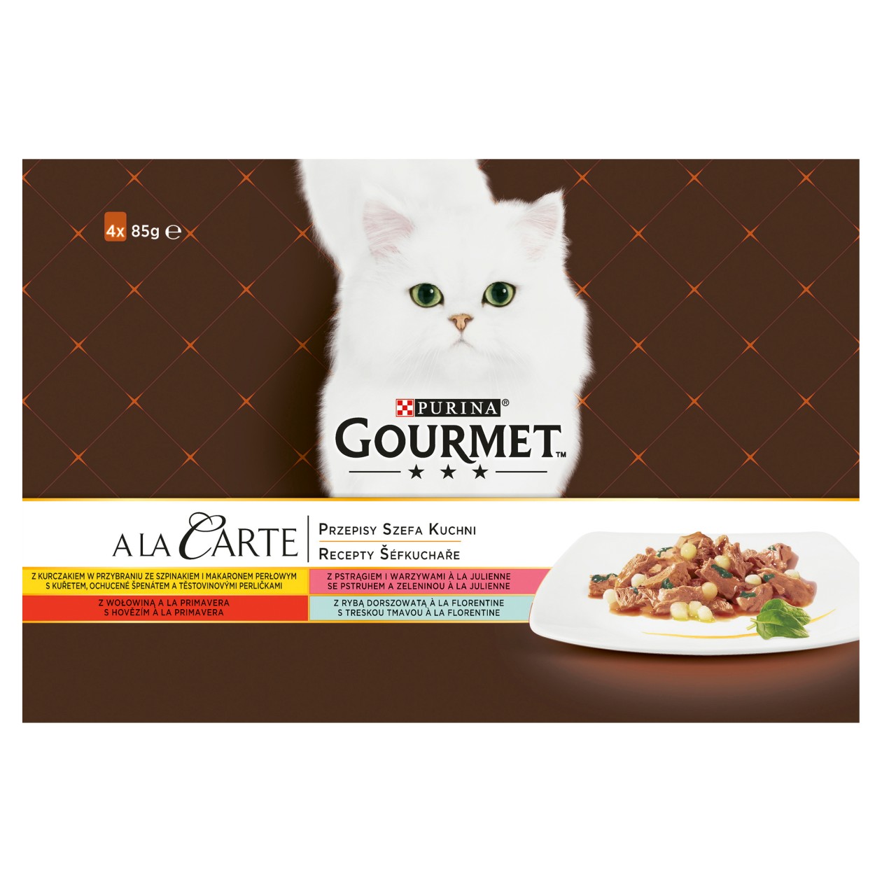 Gourmet A La Carte Multipack (Chicken, Beef, Trout, Cod) 4 X 85g