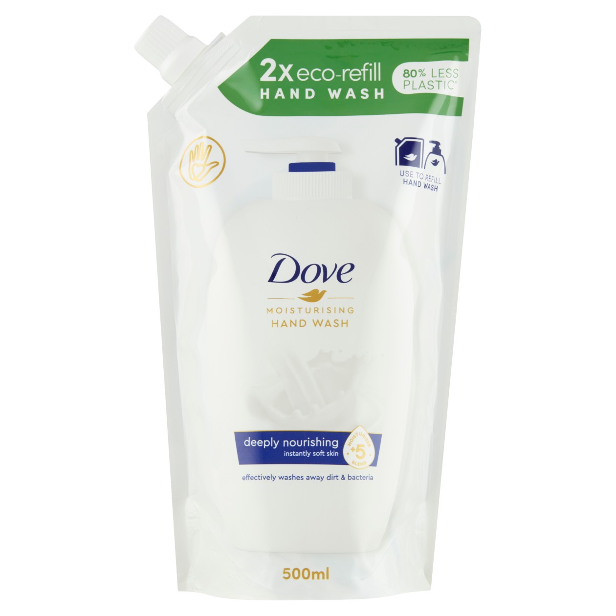 Dove Deeply Nourishing Tekuté Mýdlo Na Ruce 500Ml