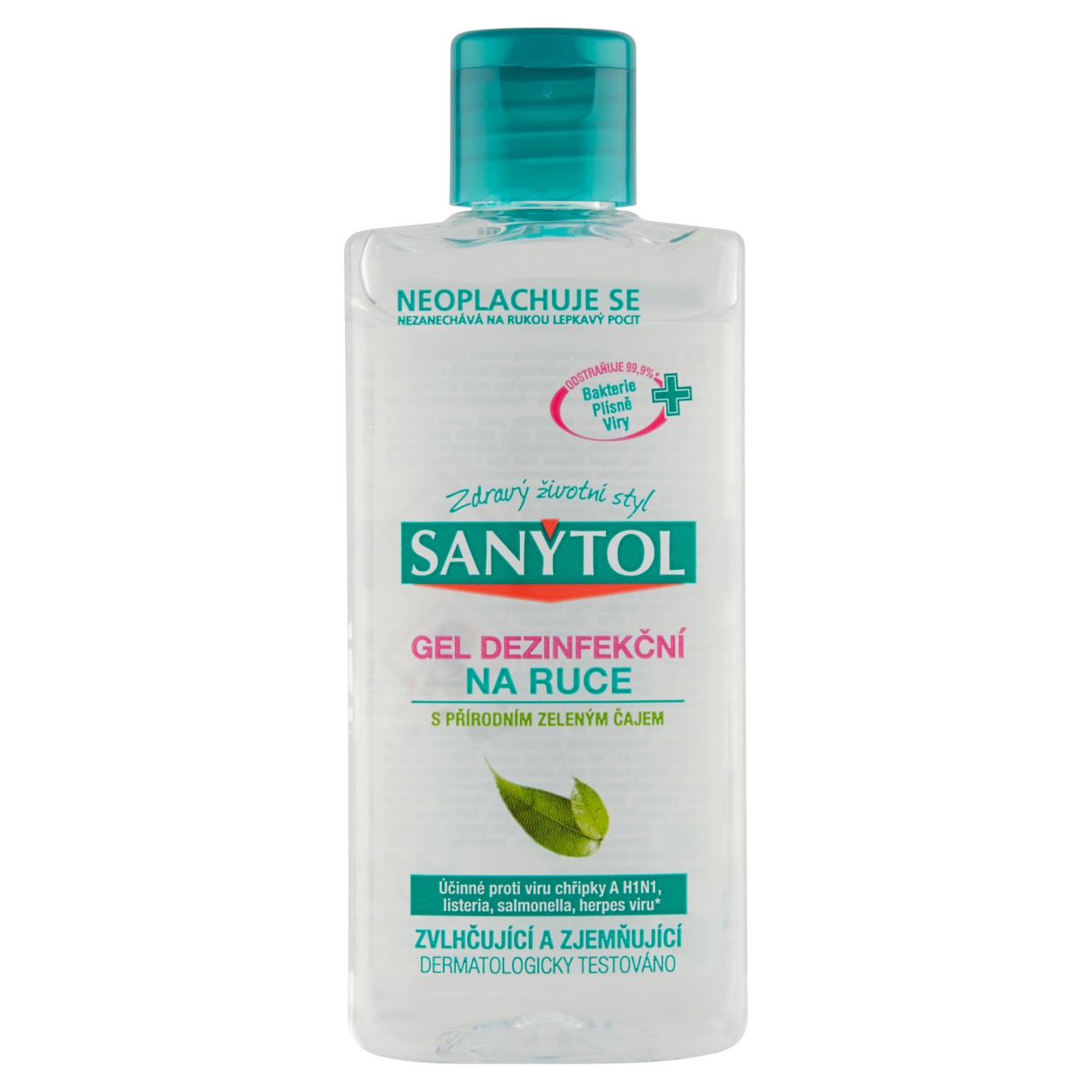 Sanytol gel Dezinfekční Na Ruce S Přírodním Zeleným Čajem 75Ml