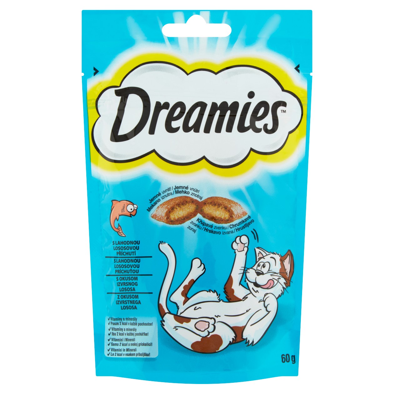 Dreamies S Lososovou Příchutí 60g
